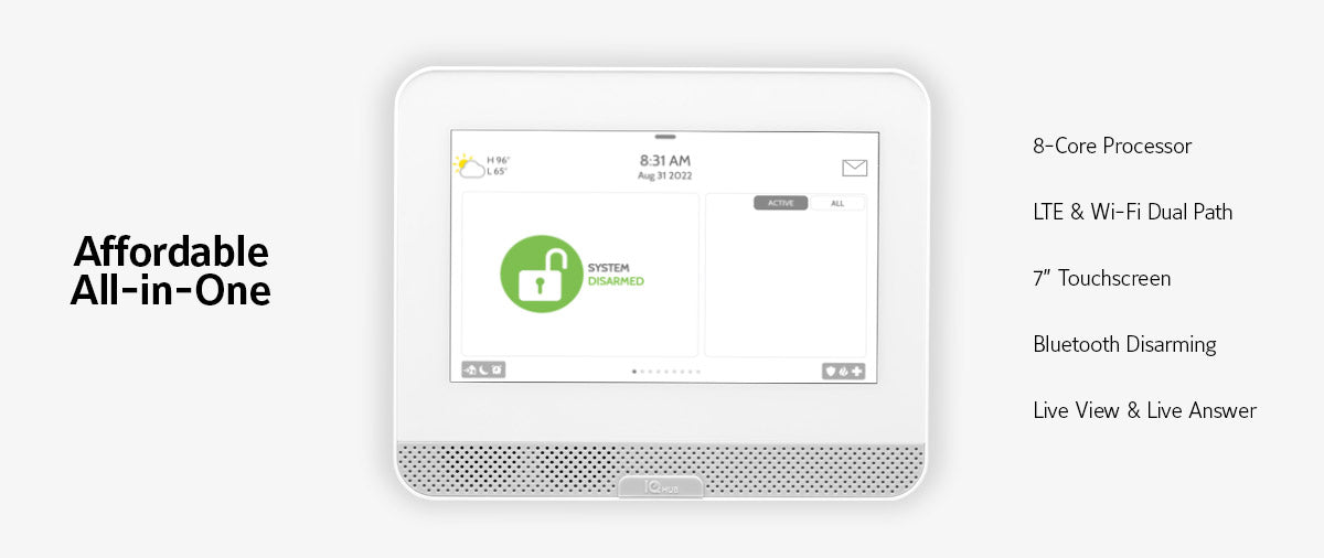 Qolsys | IQ4 Hub Whole Home Hub with 7" Touchscreen