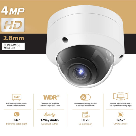 Lite IR Mini Dome 4MP