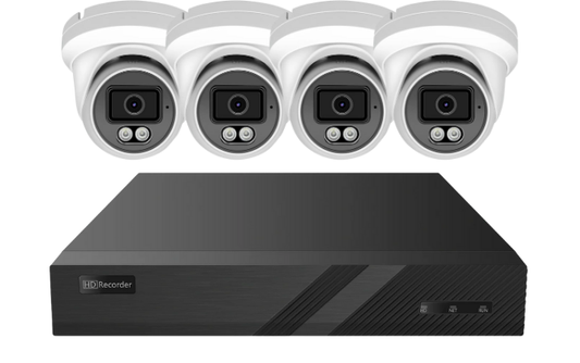 CommandHub Lite 4-Camera Security System (4K Edition)