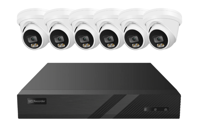 CommandHub Lite 6-Camera Kit (4K + 2-Way Audio Edition)