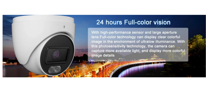 Intimidator Series Active Deterrence 4MP AI Turret Dome Camera