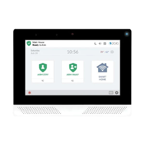 2GIG Edge Security & Smart Home System Control Panel with Built-in 4G LTE Verizon