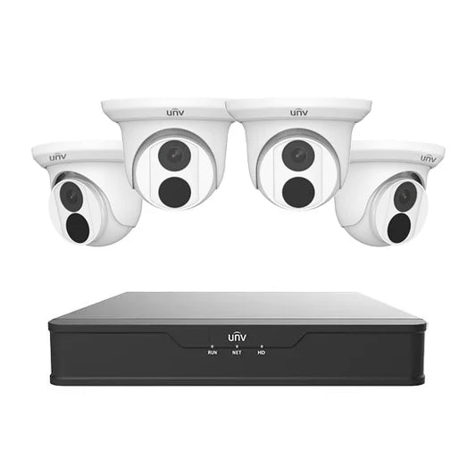 Uniview 4 Camera Complete Video Surveillance Kit