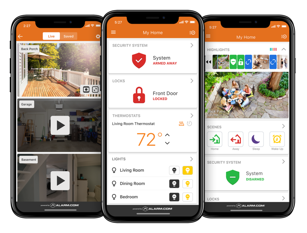 Alarm.com Residential Interactive + Video | No contract, cancel anytime.