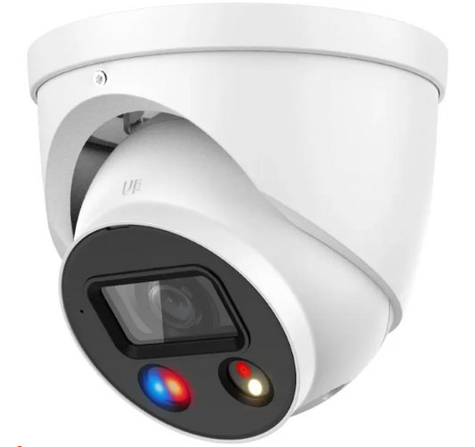 Intimidator Series Active Deterrence 4K/8MP AI Turret Dome Camera