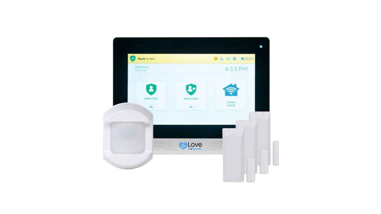 2GIG Edge Security & Smart Home System with Built-in 4G LTE- Starter Kit