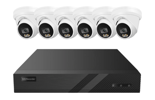 CommandHub Lite 6-Camera Kit (4K + 2-Way Audio Edition)