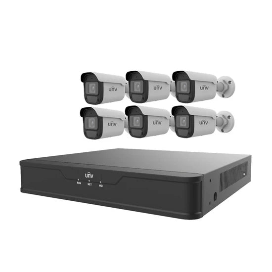 UNV 6 Camera Complete Video Surveillance Kit