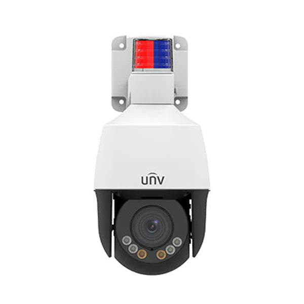 UNV 5MP LightHunter Active Deterrence Mini PTZ Dome IP Security Camera with Autotracking and Deep Learning AI