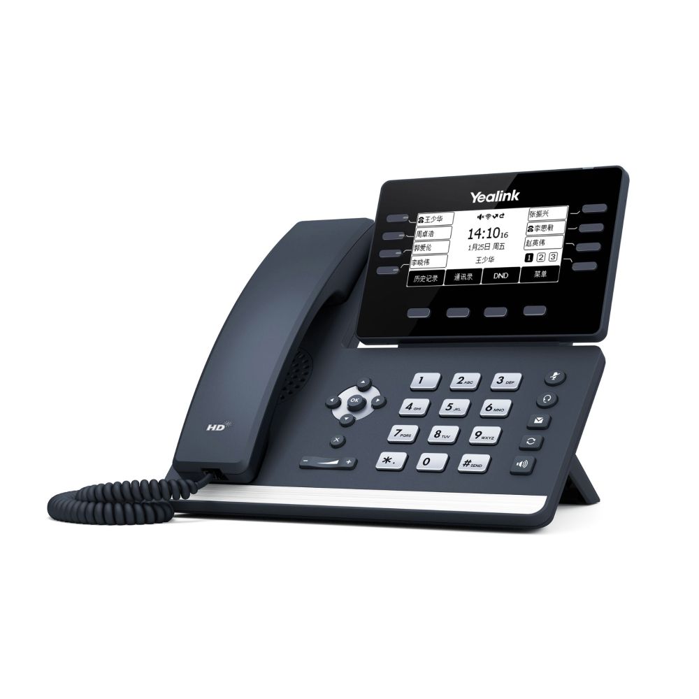 Yealink SIP-T53W IP Phone w/ Built-In Bluetooth and Wi-Fi