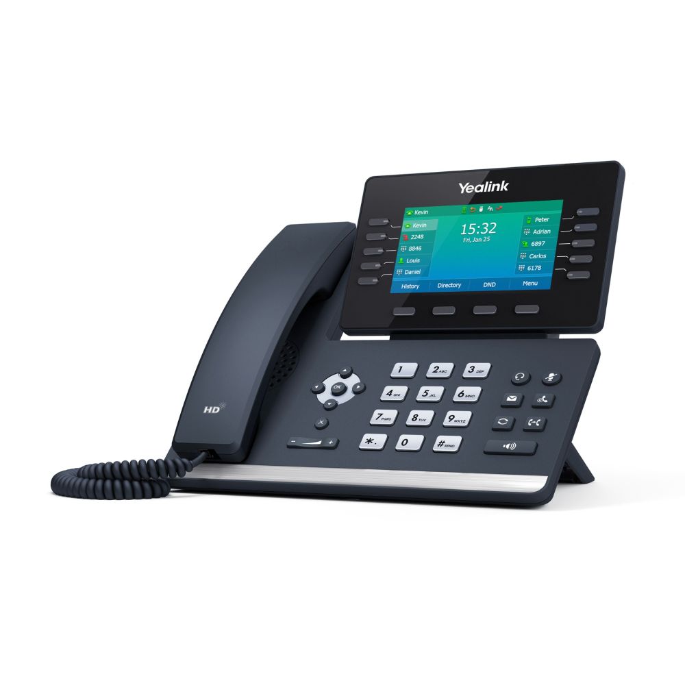 Yealink SIP-T54W IP Phone w/ Built-In Bluetooth and Wi-Fi